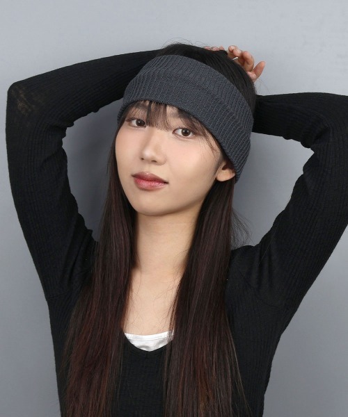 リブ ニット ヘアバンド（ヘアバンド）｜4INT.（フォイント）の