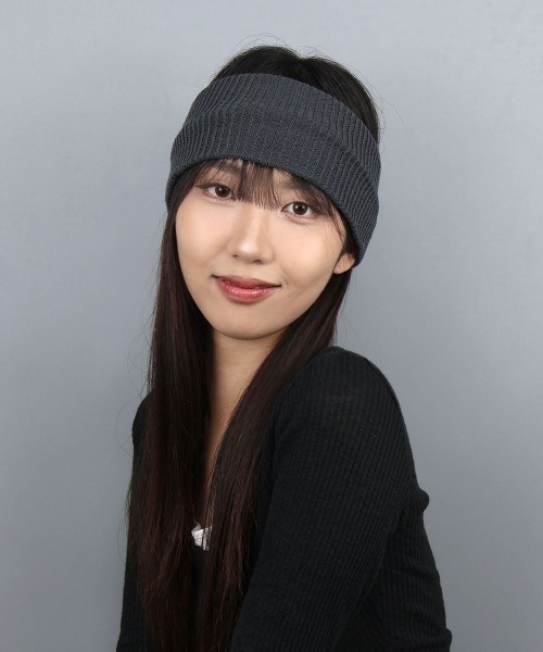 リブ ニット ヘアバンド（ヘアバンド）｜4INT.（フォイント）の