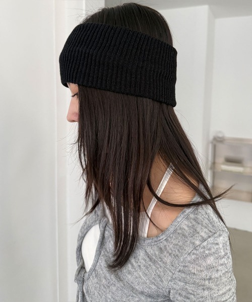 リブ ニット ヘアバンド（ヘアバンド）｜4INT.（フォイント）の