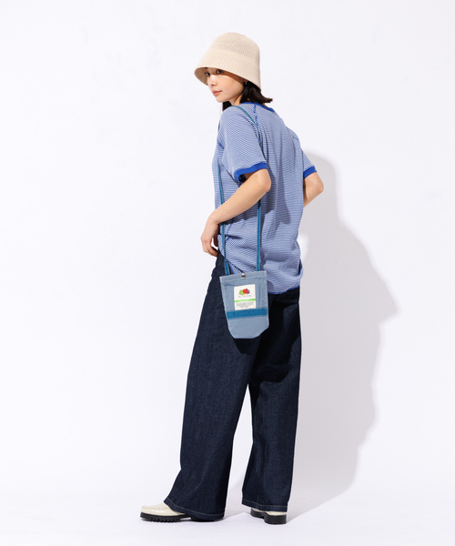 FRUIT OF THE LOOM（フルーツオブザルーム）の「【FRUIT OF THE LOOM】ボーダーTシャツ / ワッフル / 半袖（Tシャツ/カットソー・レディース・ピンク/ブルー・M）」の10枚目の写真