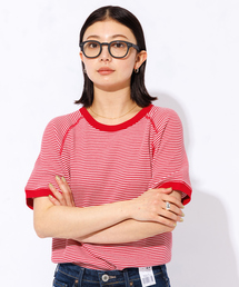 FRUIT OF THE LOOM | 【FRUIT OF THE LOOM】ボーダーTシャツ / ワッフル / 半袖(Tシャツ/カットソー)