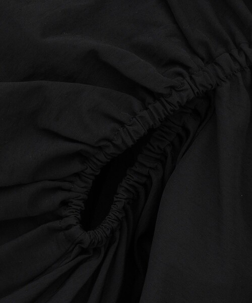 CLANE(クラネ)の「【CLANE/クラネ】CROSSING GATHERE ONEPIECE/クロシングギャザーワンピース(ドレス・レディース・ホワイト/ブラック・0/1)」の17枚目の写真