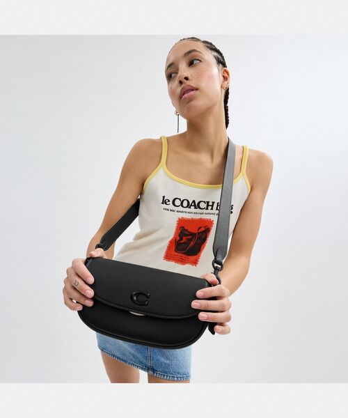 COACH(コーチ)の「エミー サドル バッグ 23(ショルダーバッグ・レディース・ブラック系その他・ONE)」の13枚目の写真