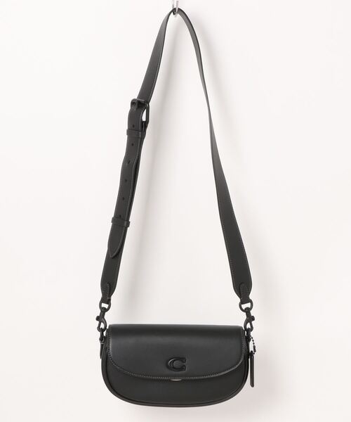 COACH(コーチ)の「エミー サドル バッグ 23(ショルダーバッグ・レディース・ブラック系その他・ONE)」の6枚目の写真