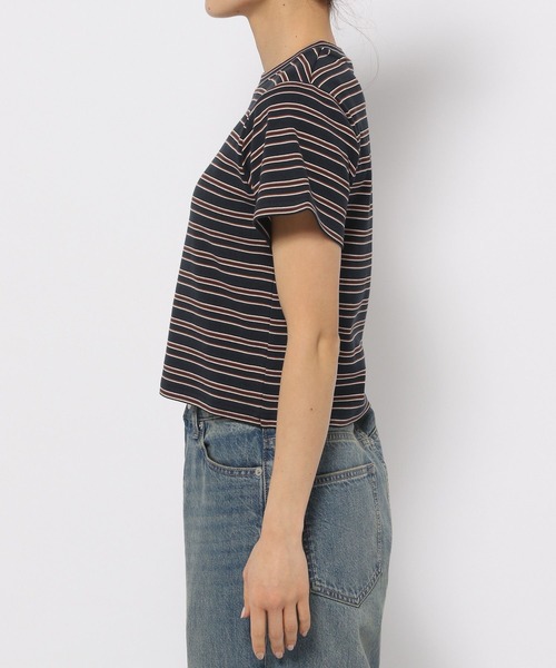 LOWRYS FARM（ローリーズファーム）の「フライスチビＴシャツＳＳ 111954（Tシャツ/カットソー・レディース・ブラック/その他/ホワイト/ブラウン/ネイビー/ホワイト系その他/ブルー系その他/ブラウン系その他・FREE）」の19枚目の写真