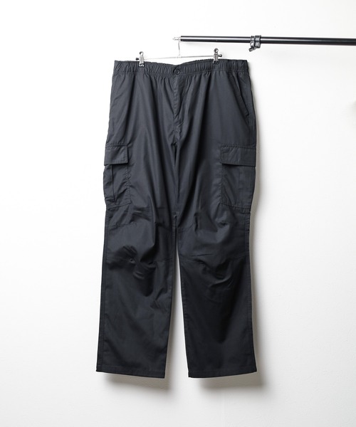 B.I.D.(ビーアイディー)の「《オーバーデザイン》カーゴパンツ(カーゴパンツ・レディース・カーキ/ブラック・3L)」の2枚目の写真