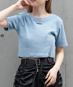 kotohayokozawa/コトハヨコザワ】CRISP HIGH NECK TOP（Tシャツ