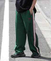 【THRASHER/スラッシャー】ワンポイント サイドラインワイド ジャージトラックパンツ(セットアップ対応)