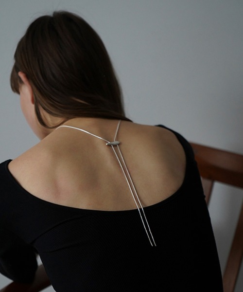 TEN.（テン）の「【ZOZO限定】SILVER925 パフチェーンネックレス（ネックレス・レディース・シルバー・FREE）」の3枚目の写真