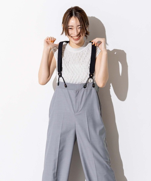 Gready Brilliant（グレディブリリアン）の「TRサス付きワイドパンツ 