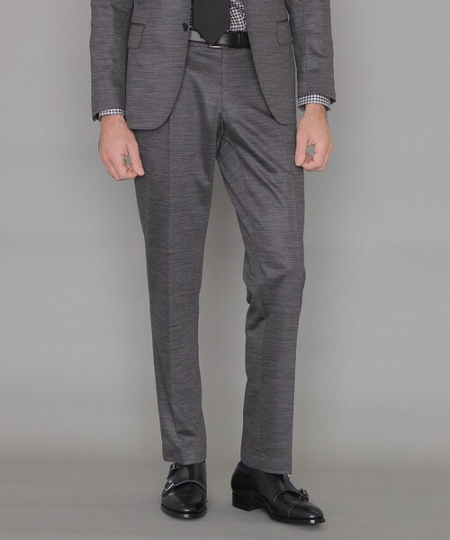 MACKINTOSH LONDON（マッキントッシュ ロンドン）の「【WEB・一部店舗限定】【FLEX JERSEY】メランジセットアップパンツ（その他パンツ・メンズ・グレー系その他2/ダークネイビー・38/42/40/36）」の2枚目の写真