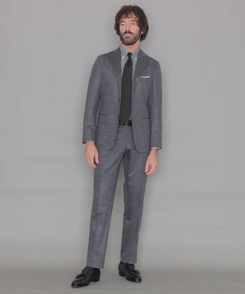 MACKINTOSH LONDON（マッキントッシュ ロンドン）の「【WEB・一部店舗限定】【FLEX JERSEY】メランジセットアップパンツ（その他パンツ・メンズ・グレー系その他2/ダークネイビー・38/42/40/36）」の12枚目の写真