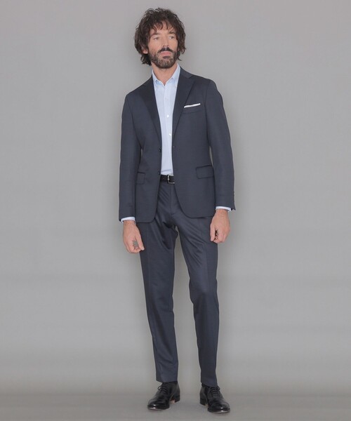 MACKINTOSH LONDON（マッキントッシュ ロンドン）の「【WEB・一部店舗限定】【FLEX JERSEY】メランジセットアップパンツ（その他パンツ・メンズ・グレー系その他2/ダークネイビー・38/42/40/36）」の10枚目の写真