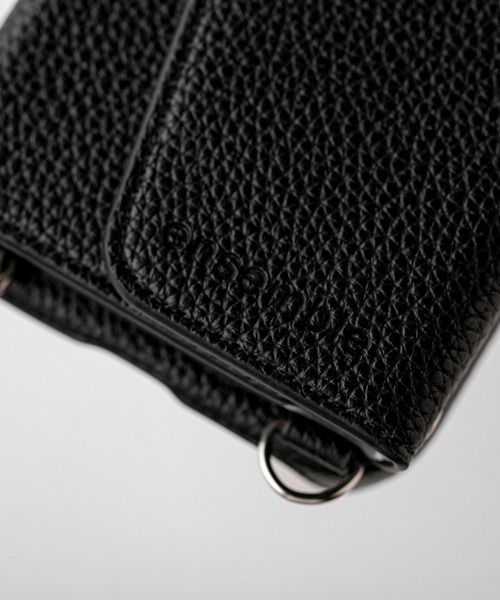 ensemble(皮革ブランド)(アンサンブル)の「ensemble/アンサンブル/PORTE2/ストラップ付きiPhone Case【iPhone14・14Pro・15・15Pro】(スマホケース/カバー・レディース・グレー系その他6/ブラック/グレー系その他3/イエロー/ベージュ・6/7/8/5)」の19枚目の写真
