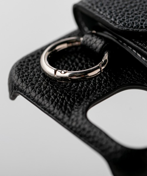 ensemble(皮革ブランド)(アンサンブル)の「ensemble/アンサンブル/PORTE2/ストラップ付きiPhone Case【iPhone14・14Pro・15・15Pro】(スマホケース/カバー・レディース・グレー系その他6/ブラック/グレー系その他3/イエロー/ベージュ・6/7/8/5)」の20枚目の写真