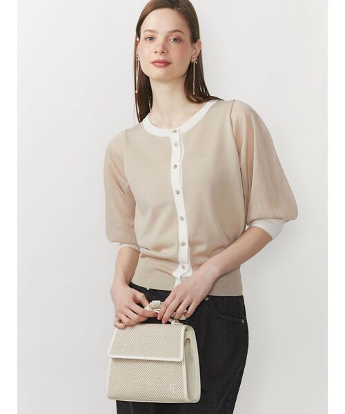 CALNAMUR（カルナムール）の「2WAYリボンポイントバッグ（ハンドバッグ・レディース・アイボリー/ブラック・FREE）」の19枚目の写真