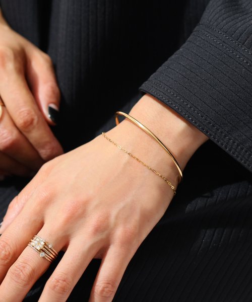 ツブシアズキチェーンブレス K10（ブレスレット）｜Lilas（リラ）の