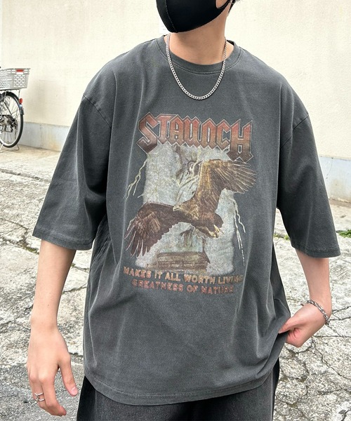 Confirm(コンファーム)の「ヴィンテージライク ピグメント加工 アメカジ風 レトロプリント アソートロックTシャツ カットソー ユニセックス【Confirm】(Tシャツ/カットソー・メンズ・グレー系その他3/グレー系その他4/グレー系その他5/グレー系その他6/グレー系その他7/ベージュ系その他2/ベージュ系その他3/ベージュ系その他4/ベージュ系その他5/ベージュ系その他6/ベージュ系その他7/グレー系その他2/グレー系/グレー系1/ベージュ系/ベージュ系1/グレー系その他/ベージュ系その他/ベージュ/チャコールグレー/ホワイト/ホワイト系その他/ホワイト系その他5/ホワイト系その他6/ホワイト系その他2/グレー系2・M/L/XL)」の17枚目の写真