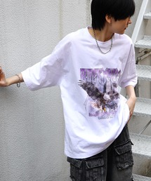 ヴィンテージライク ピグメント加工 アメカジ風 レトロプリント アソートロックTシャツ カットソー ユニセックス【Confirm】