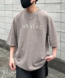 ヴィンテージライク ピグメント加工 アメカジ風 レトロプリント アソートロックTシャツ カットソー ユニセックス【Confirm】