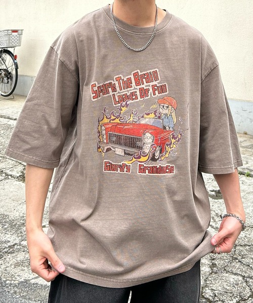 セール】24SS ヴィンテージライク ピグメント加工 アメカジ風 レトロ 