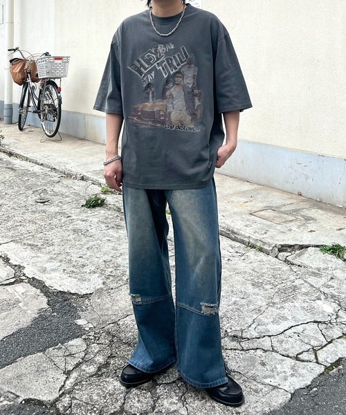 セール】ヴィンテージライク ピグメント加工 アメカジ風 レトロ