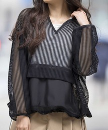 RANAN（ラナン）の「メッシュ素材アノラックパーカー（パーカー）」