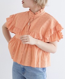 w closet | ドビーフリルブラウス(シャツ/ブラウス)