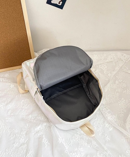 Mignonjour(ミニョンジュール)の「Mignonjour/オーロラリュック M2406(バックパック/リュック・レディース・ホワイト/グリーン/ピンク/パープル・FREE)」の14枚目の写真