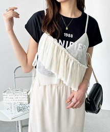 GeeRA | チュールアシメフリルビスチェ(キャミソール)