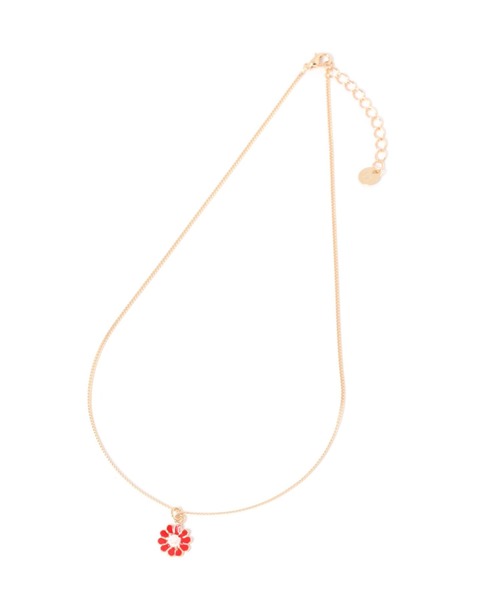 niko and...（ニコアンド）の「フラワートップネックレス（ネックレス・レディース・ホワイト/レッド/ブルー・0）」の4枚目の写真