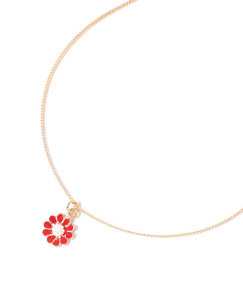 niko and...（ニコアンド）の「フラワートップネックレス（ネックレス・レディース・ホワイト/レッド/ブルー・0）」の9枚目の写真