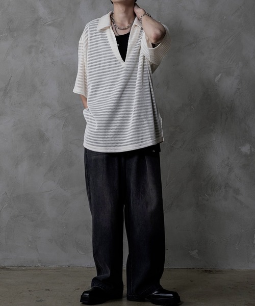 OHGA】シースルースキッパーブラウス skipper blouse - メルカリ