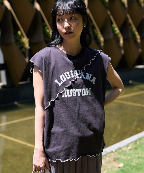 tシャツ 配色メローカットソー レディース セール】配色メローTシャツ（Tシャツ/カットソー）｜FREAK'S