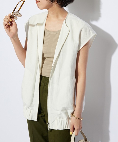 Whim Gazette(ウィム ガゼット) リネンジレ Whim Gazette（ウィムガゼット）の「リネンジレ（ベスト）」 - WEAR
