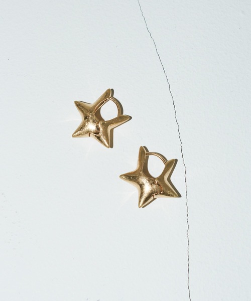 ソリッド スター ワンタッチ ピアス（ピアス（両耳用））｜GOLDY