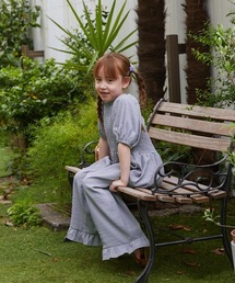 riziere | パフスリーブシャーリングオールインワン(つなぎ/オールインワン)