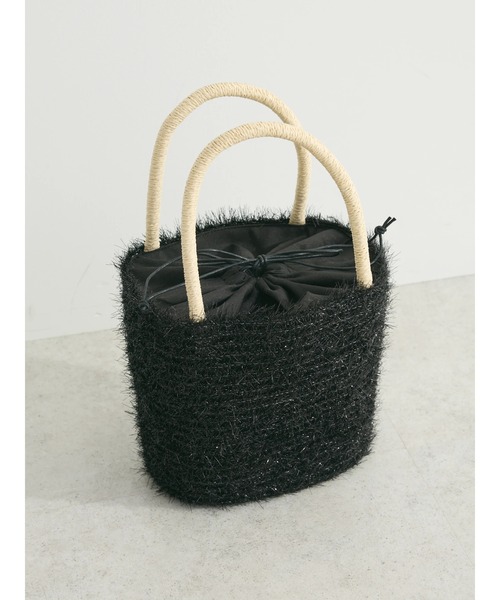 Green　Parks（グリーンパークス）の「・シャイニーミニバッグ（ハンドバッグ・レディース・ブラック/ピンク/シルバー/グリーン・FREE）」の2枚目の写真