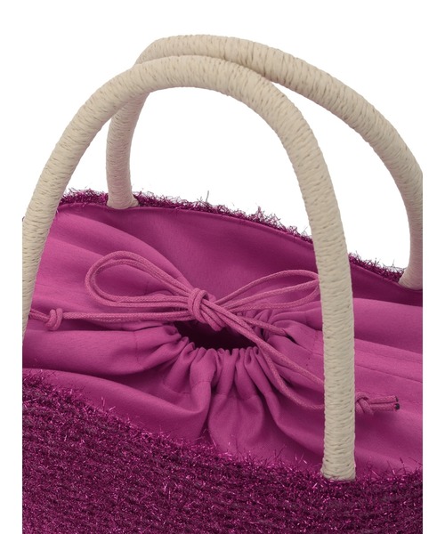 Green　Parks（グリーンパークス）の「・シャイニーミニバッグ（ハンドバッグ・レディース・ブラック/ピンク/シルバー/グリーン・FREE）」の9枚目の写真