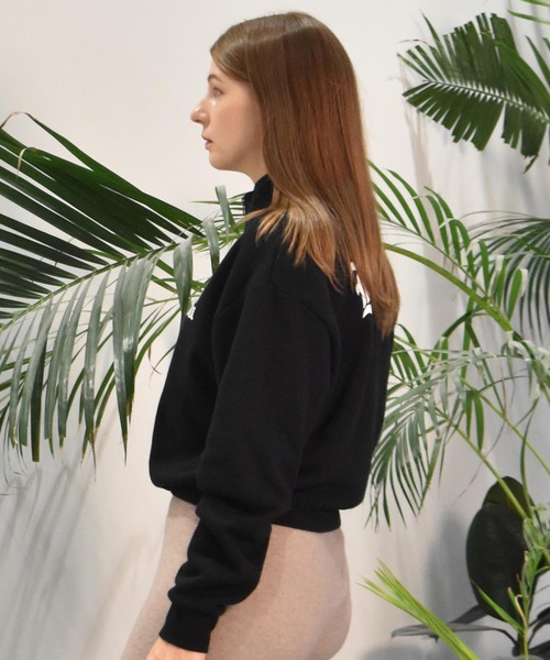 RVCA（ルーカ）の「RVCA/ルーカ ハーフジップ トレーナー BE044-009（スウェット・レディース・ホワイト/バーガンディー/ブラック・S/M）」の5枚目の写真