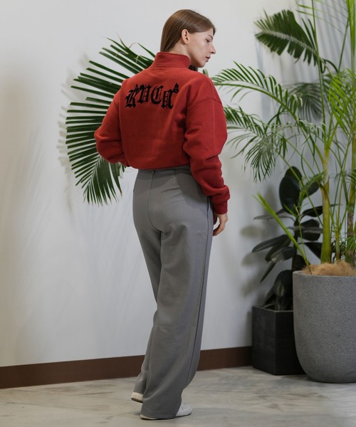 RVCA（ルーカ）の「RVCA/ルーカ ハーフジップ トレーナー BE044-009（スウェット・レディース・ホワイト/バーガンディー/ブラック・S/M）」の12枚目の写真