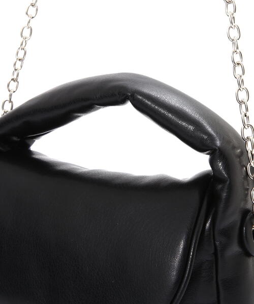 FREE'S MART（フリーズマート）の「◆パフバッグ（ショルダーバッグ・レディース・ライトグリーン/ブラック・ﾌﾘ-）」の10枚目の写真