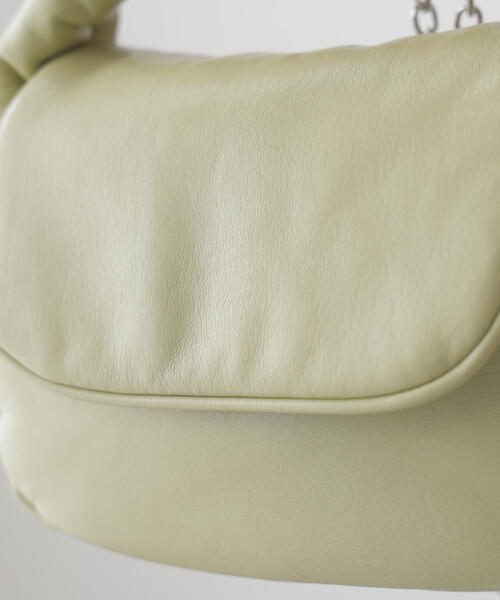 FREE'S MART（フリーズマート）の「◆パフバッグ（ショルダーバッグ・レディース・ライトグリーン/ブラック・ﾌﾘ-）」の20枚目の写真