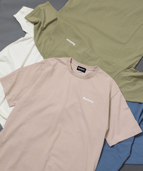 Barbour(バブアー)の「Barbour / フロント ロゴ Tシャツ(Tシャツ/カットソー・メンズ・ベージュ/オフホワイト/ケリーグリーン/ロイヤルブルー・SMALL/MEDIUM/LARGE)」の1枚目の写真
