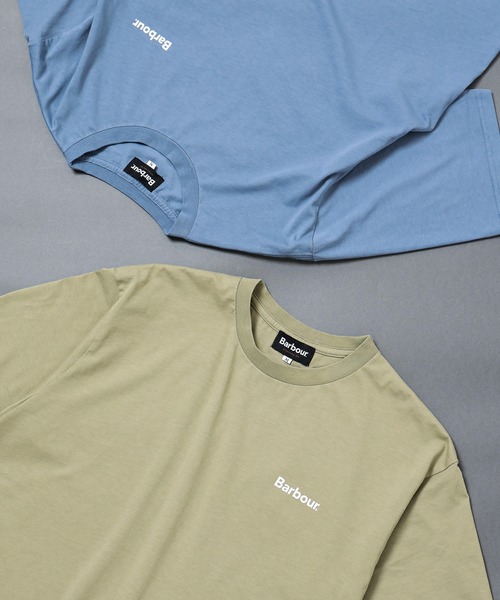 Barbour(バブアー)の「Barbour / フロント ロゴ Tシャツ(Tシャツ/カットソー・メンズ・ベージュ/オフホワイト/ケリーグリーン/ロイヤルブルー・SMALL/MEDIUM/LARGE)」の3枚目の写真