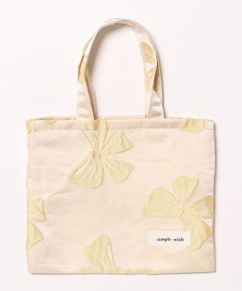 TONE SELECT GOODS(トーンセレクトグッズ)の「Liaa/リボン ミニトートバッグ A18361(トートバッグ・レディース・ホワイト/ブラック/ピンク/イエロー・FREE)」の12枚目の写真