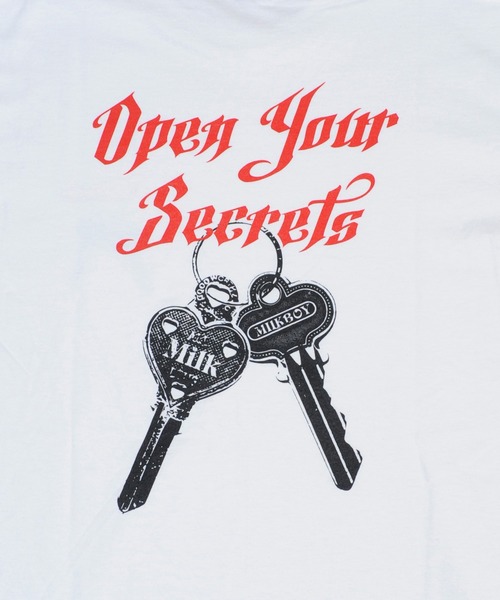 MILKBOY(ミルクボーイ)の「SECRET KEYS Tシャツ(Tシャツ/カットソー・レディース・A/C/B・L/M)」の13枚目の写真