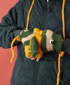 手編みミトングローブ