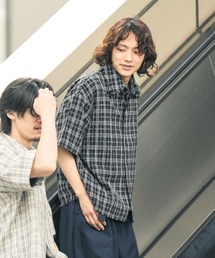 Nanmo.（ナンモ）の「CUT OFF TWEED SHIRT / カットオフツイードシャツ（シャツ/ブラウス）」