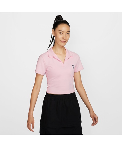NIKE（ナイキ）の「ウィメンズ NSW OPP1 S/S ポロ（ポロシャツ）」 - WEAR